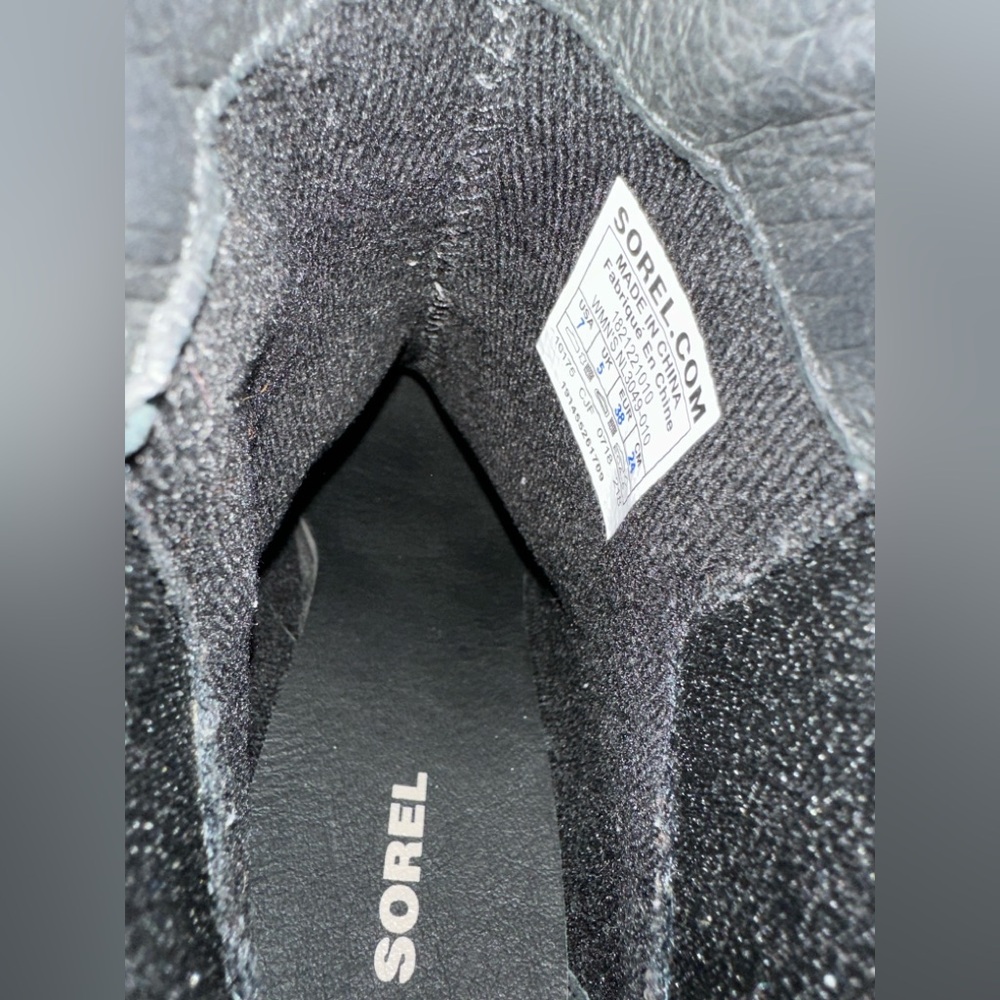Sorel Blake Chelsea Women's Waterproof Leather Heel Boots In Black Size 7 - Picture 5 of 5